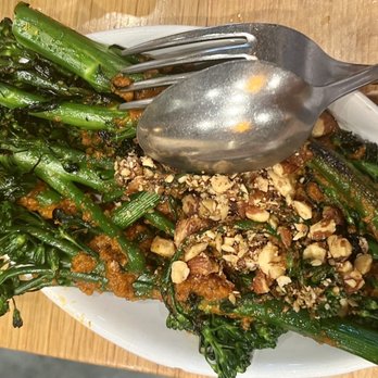 Herb & Sea - Wood Smoked Broccolini - Seafood Near Me - Encinitas, California