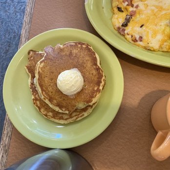 Scramblers - The pancakes they placed on our table and then took away to serve to someone else. - Breakfast & Brunch Near Me - Canton, Ohio