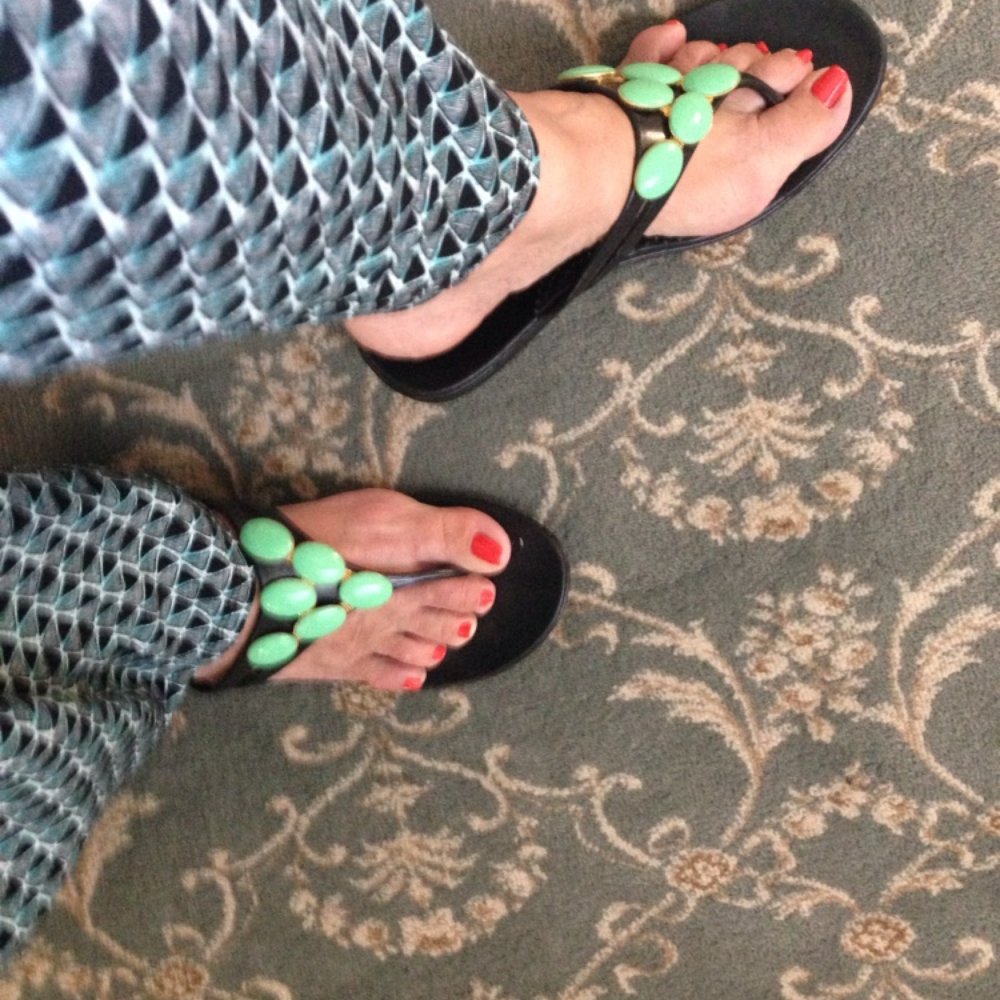 The Spa at L'Auberge - Cute slip ons purchased at spa boutique ! - Day Spas Near Me - Del Mar, California