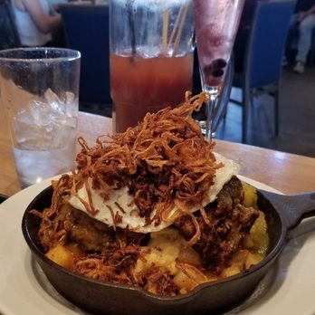 Hash Kitchen - Sweet Corn Bread and Carne Asada. - Breakfast & Brunch Near Me - Chandler, Arizona