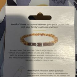 McLeod Organics - Back of the Flea & Tick prevention necklace I bought.