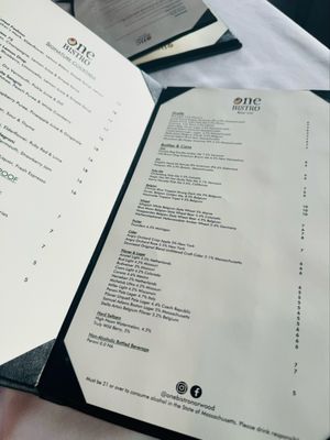 Menu photo 7 One Bistro Norwood, MA