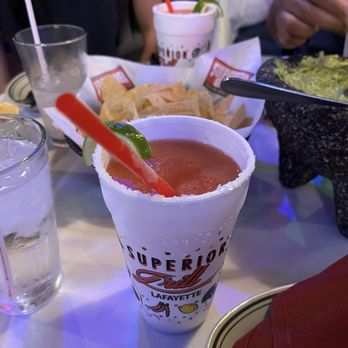 Superior Grill - Strawberry Margarita - Mexican Near Me - Baton Rouge, Louisiana