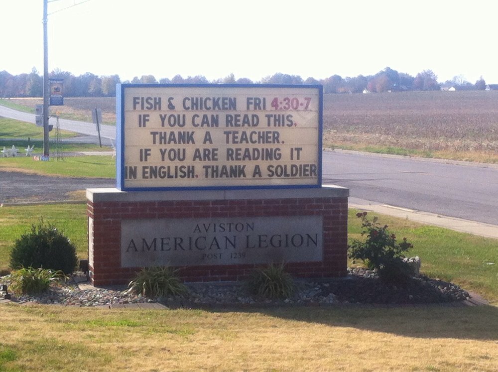 AVISTON LEGION Updated July 2024 601 S Clinton St, Aviston