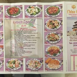 Lunch menu