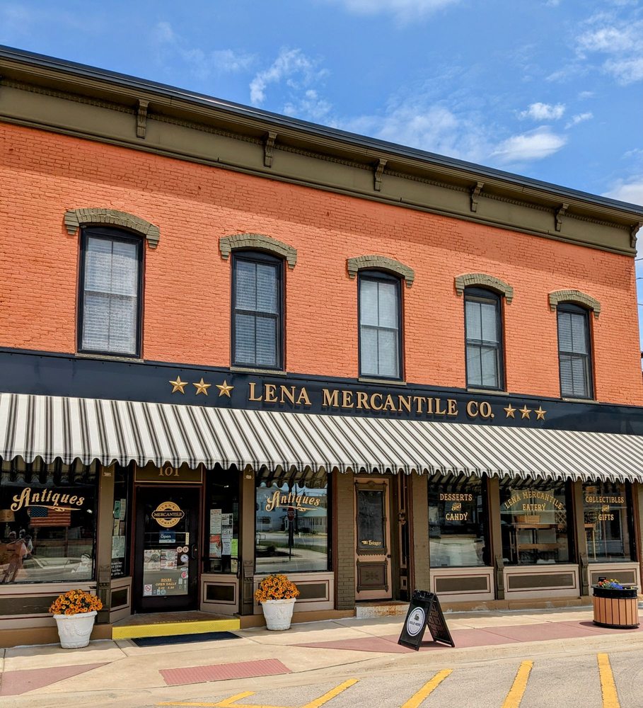 LENA MERCANTILE 101 W Railroad St, Lena, Illinois Antiques Phone Number Yelp
