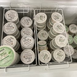 Hidden Pastures Dairy - Goat gelato section of self serve farm store