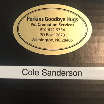 Perkins Goodbye Hugs - Pet Cremation Services Near Me - Wilmington, North Carolina Perkins Goodbye Hugs - Pet Cremation Services Near Me - Wilmington, North Carolina