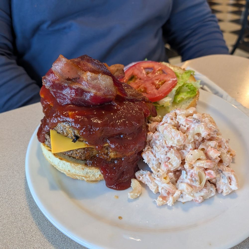 Double Bacon Western Super Cheeseburger