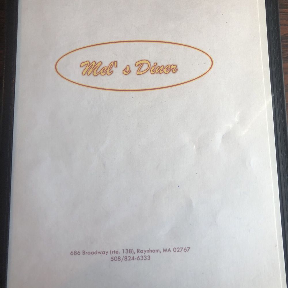 Mel's Diner - menu for mel's diner - Diners Near Me - Raynham, Massachusetts Mel's Diner - menu for mel's diner - Diners Near Me - Raynham, Massachusetts