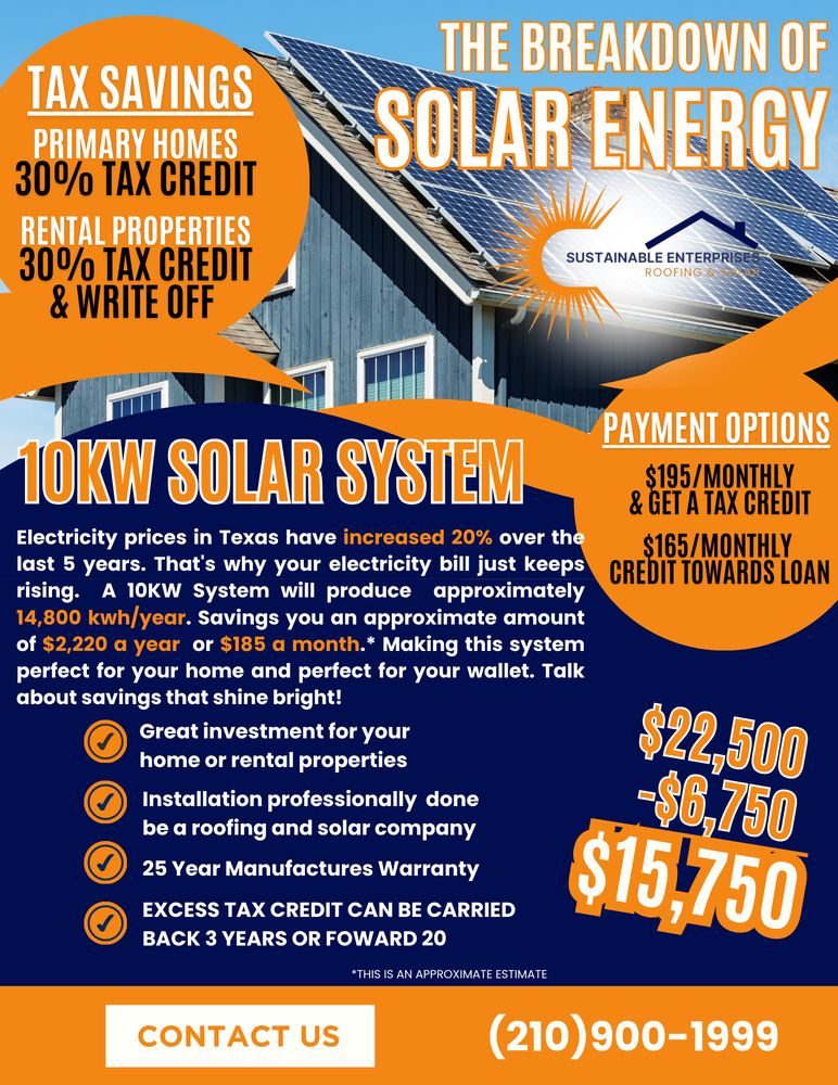 Slide of Sustainable Roofing and Solar