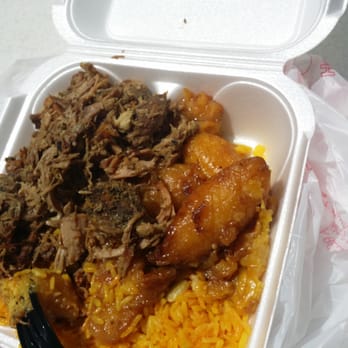 Latin Square Cuisine - Pork, rice, and plantains. - Latin American Near Me - Orlando, Florida