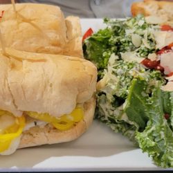 Gravy - Meetball Sub with Kale Caesar salad