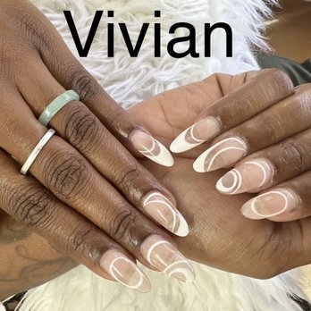 Classy Nails & Spa - Gel x w/Design by Vivian - Nail Salons Near Me - Long Beach, California