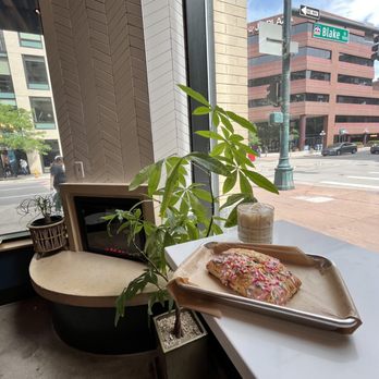 Little Finch - Indoor seating by window and fireplace - Bakeries Near Me - Denver, Colorado Little Finch - Indoor seating by window and fireplace - Bakeries Near Me - Denver, Colorado