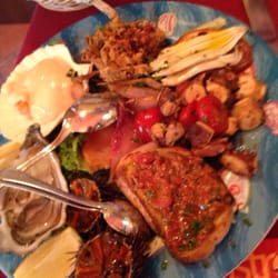 La Cozza Ubriaca - Anti pasta misto with pesce with seafood