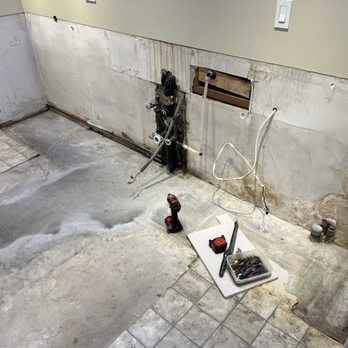 Plumb Pros, LLC - Completed work with newly poured concrete, repaired drain with lower drain location, new shut off valves, and new external hose connection. - Plumbing Near Me - Seattle, Washington Plumb Pros, LLC - Completed work with newly poured concrete, repaired drain with lower drain location, new shut off valves, and new external hose connection. - Plumbing Near Me - Seattle, Washington