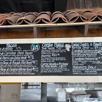 Bistro Habanero - Menu, part 1 - Mexican Near Me - Reno, Nevada