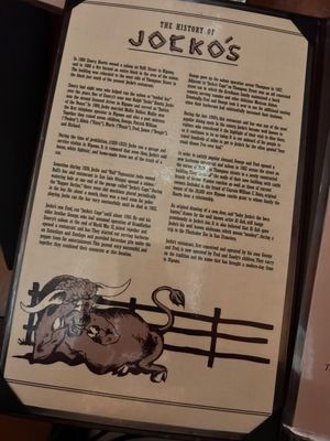 Menu photo 1 Jocko's Steak House Nipomo, CA