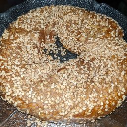 It's Huge! Sesame whole wheat flagel - $1.85 It's Huge! Sesame whole wheat flagel - $1.85