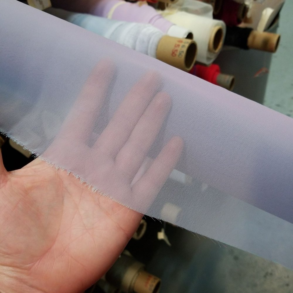 Discount Fabrics - French blue poly cationic chiffon (interesting mix of blue and purple) - Fabric Stores Near Me - Berkeley, California Discount Fabrics - French blue poly cationic chiffon (interesting mix of blue and purple) - Fabric Stores Near Me - Berkeley, California