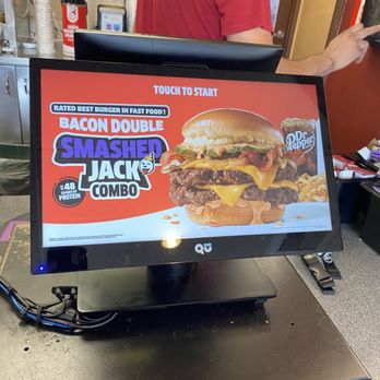 Jack in the Box - Counter and new burger - Fast Food Near Me - Menlo Park, California