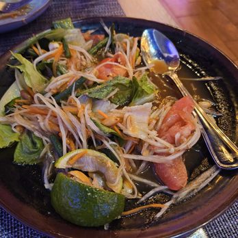 Kan’s Thai Kitchen - I saved about 50%, but had to eat it at 11pm once we got home. That lime dressing is ADDICTIVE! Beware! - Thai Near Me - Fort Lauderdale, Florida