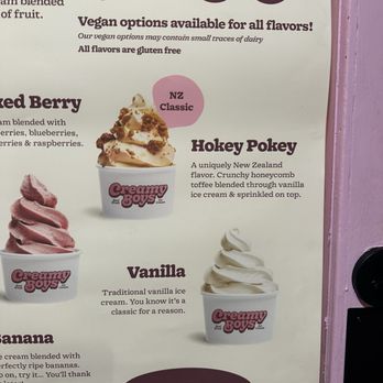 Creamy Boys - menu - Ice Cream & Frozen Yogurt Near Me - El Segundo, California Creamy Boys - menu - Ice Cream & Frozen Yogurt Near Me - El Segundo, California