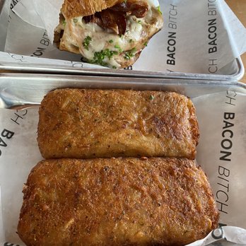 Bacon Bitch - The club bitch and cheesey hash browns - Sandwiches Near Me - Miami Beach, Florida