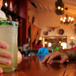 Margaritas at Barra Barra Saloon