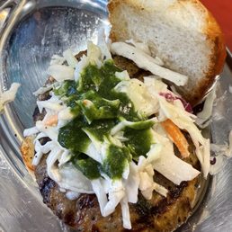 Masala lamb pav Masala lamb pav