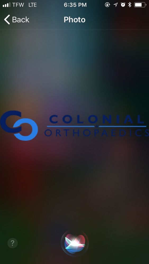 COLONIAL ORTHOPEDICS Updated October 2024 13048 Rivers Bend Rd