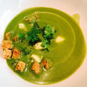 Mr & Mrs Fox - Broccoli gnocchi soup - Bars Near Me - Hong Kong, HK