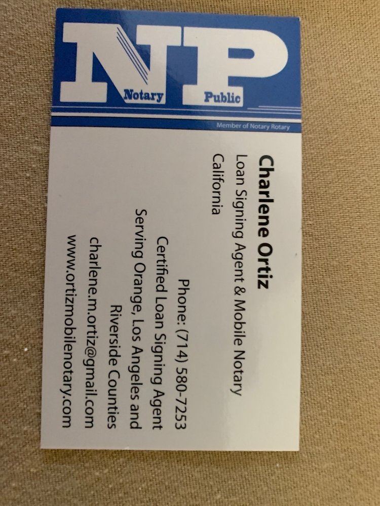 ORTIZ MOBILE NOTARY Updated September 2024 20 Reviews Anaheim, California Notaries