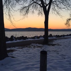 Senasqua Park - Sunset on the Hudson!!