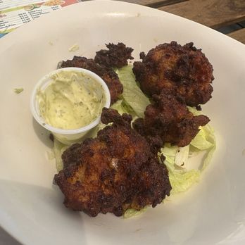Havana Island Cafe - Conch fritters - we already ate 3. Come in order of 5. - Cuban Near Me - Key West, Florida Havana Island Cafe - Conch fritters - we already ate 3. Come in order of 5. - Cuban Near Me - Key West, Florida