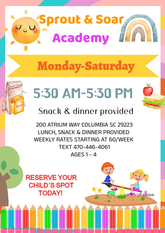 Sprout and Soar Academy - childcare center in Columbia, SC