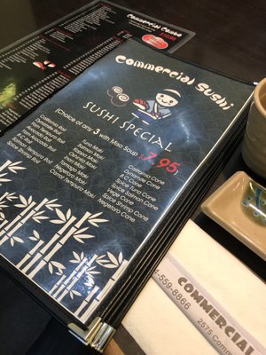 Menu photo 2 Commercial Sushi Vancouver, BC Menu photo 2 Commercial Sushi Vancouver, BC