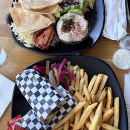 Chicken Kabab Plate and Chicken Kabab Sandwich. Chicken Kabab Plate and Chicken Kabab Sandwich.