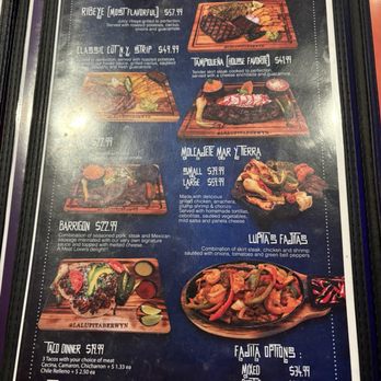 La Lupita - Menu - Mexican Near Me - Berwyn, Illinois La Lupita - Menu - Mexican Near Me - Berwyn, Illinois
