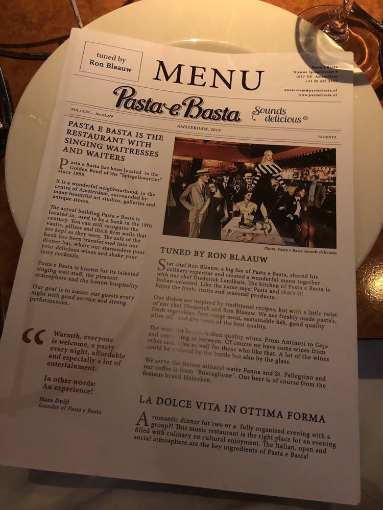 PASTA E BASTA 34 Photos & 42 Reviews Nieuwe Spiegelstraat 8