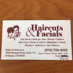 Hair Cuts & Facials