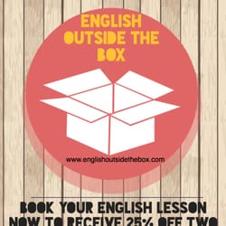 English Outside the Box - Good for 2 classes, through September. E-mail today for more information!