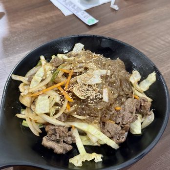 Gogiya Korean BBQ - 5/5 Japchae $18.99 Excellent through and through. Came on a hot plate. - Barbeque Near Me - Davie, Florida Gogiya Korean BBQ - 5/5 Japchae $18.99 Excellent through and through. Came on a hot plate. - Barbeque Near Me - Davie, Florida