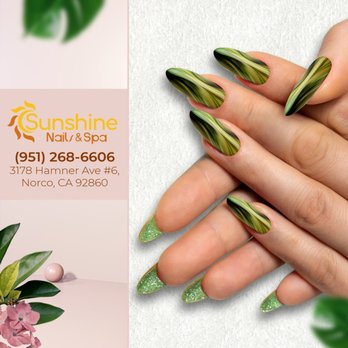 Sunshine Nails and Spa - Are you bored with your nails and need a new one?

Come to    , you'll get a fresh and unique look f - Nail Salons Near Me - Norco, California
