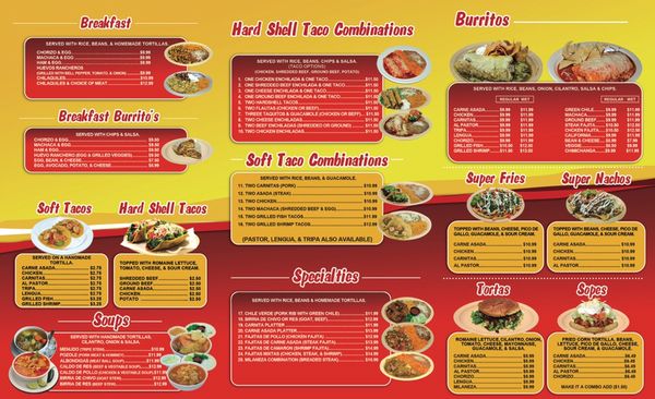 Menu photo 5 Vaquero Mexican Grill Gardena, CA