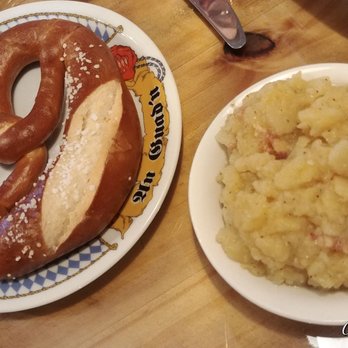 Jagerstuble - Pretzel and potato salad - German Near Me - Largo, Florida Jagerstuble - Pretzel and potato salad - German Near Me - Largo, Florida