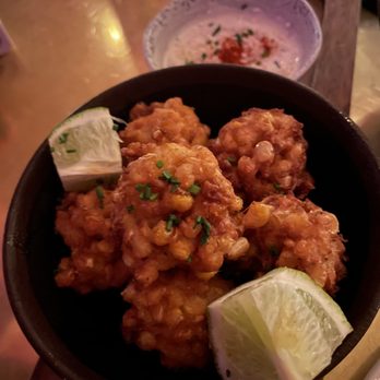 Bar Tabu - Esquite Corn Fritters - Salad Near Me - Chicago, Illinois