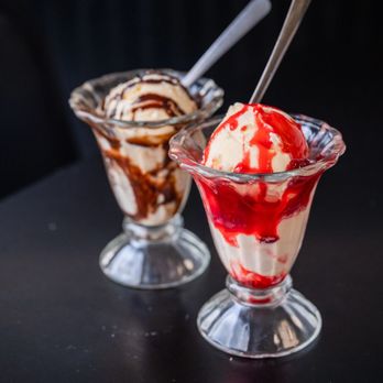 Judy's Kitchen & Catering - two ice cream sundaes - Desserts Near Me - Cerro Gordo, Illinois Judy's Kitchen & Catering - two ice cream sundaes - Desserts Near Me - Cerro Gordo, Illinois