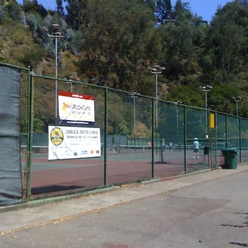 Davie Tennis Stadium - 5 courts numbered in descending order from left to right. - Tennis Near Me - Oakland, California Davie Tennis Stadium - 5 courts numbered in descending order from left to right. - Tennis Near Me - Oakland, California
